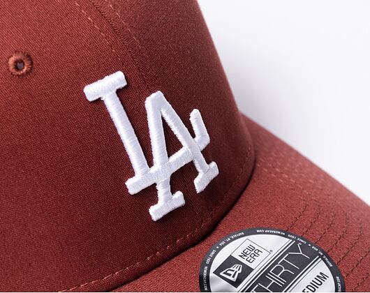 Kšiltovka New Era 39THIRTY MLB League Essential Los Angeles Dodgers Brown / White