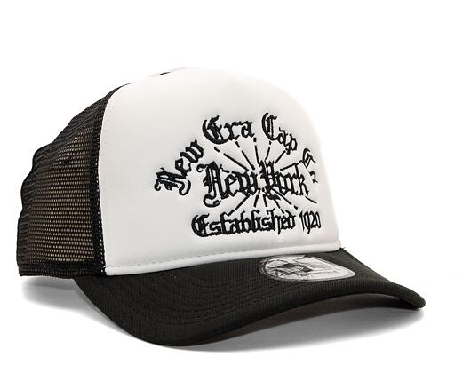 Kšiltovka New Era 9FORTY E-Frame Gothic Era White / Black