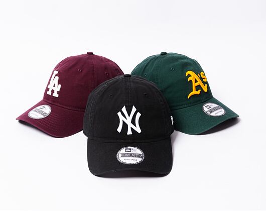 Kšiltovka New Era 9TWENTY MLB League Essential New York Yankees Black / White