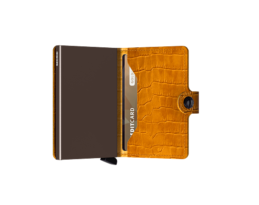 Peněženka Miniwallet Secrid Crisple Ochre