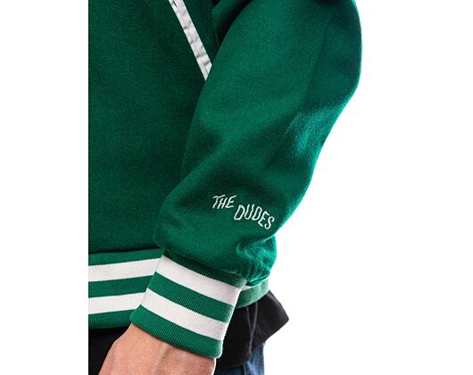 Bunda The Dudes Test Subject 1 Varsity Jacket Bottle Green
