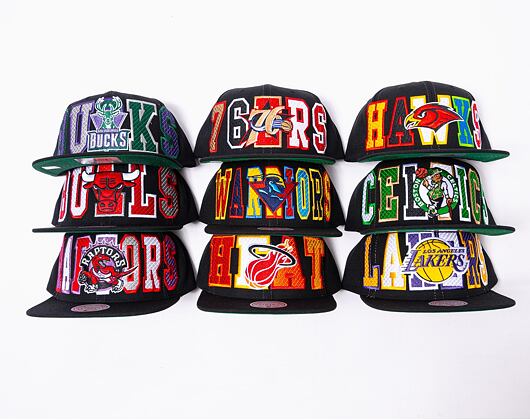 Kšiltovka Mitchell & Ness Varsity Bust Snapback Hwc NBA GOLDEN STATE WARRIORS Black