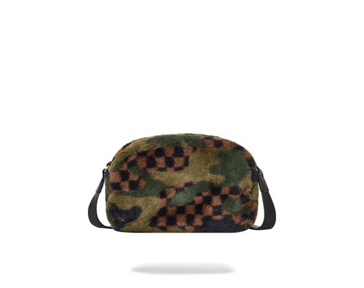 Taška Sprayground Green 3Am Fur Brick Sling