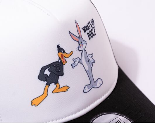 Kšiltovka New Era 9FORTY A-Frame Trucker Character Looney Tunes Bugs Bunny & Daffy Duck Black