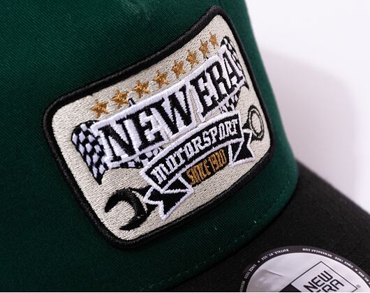Kšiltovka New Era 9FORTY A-Frame Trucker Patch Dark Green