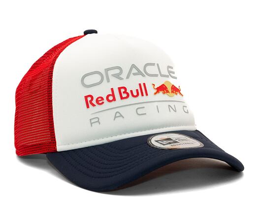 Kšiltovka New Era 9FORTY A-Frame Trucker Color Block Red Bull F1 White / Scarlet