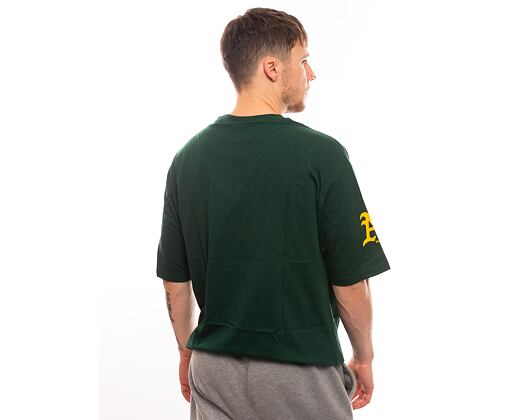 Triko New Era MLB Anniversary Oversized Tee Oakland Athletics Dark Green / White