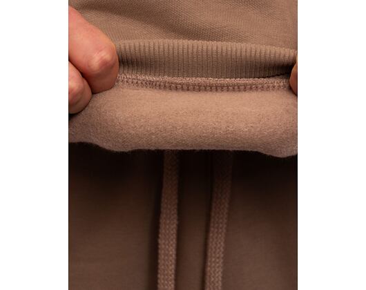 Mikina New Era Script Logo Oversized Hoody Ash Brown / Metalic Gold