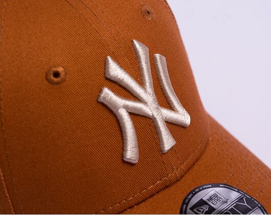 Dětská kšiltovka New Era 9FORTY Kids MLB League Essential New York Yankees Caramel Brown / Stone