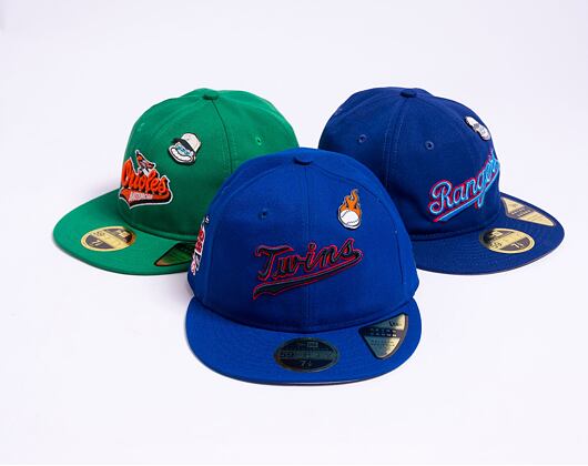 Kšiltovka New Era 59FIFTY MLB Coops Pin Retro Crown Minnesota Twins Cooperstown Team Color