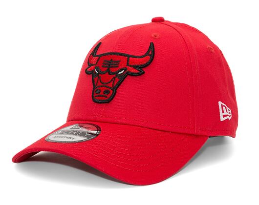 Kšiltovka New Era 9FORTY NBA Side Patch Chicago Bulls Red / Red