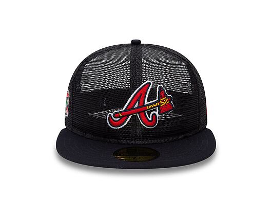Kšiltovka New Era 59FIFTY MLB Mesh Patch Atlanta Braves Navy