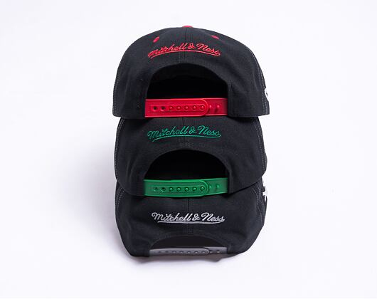 Kšiltovka Mitchell & Ness Overbite Pro Snapback Chicago Bulls Black