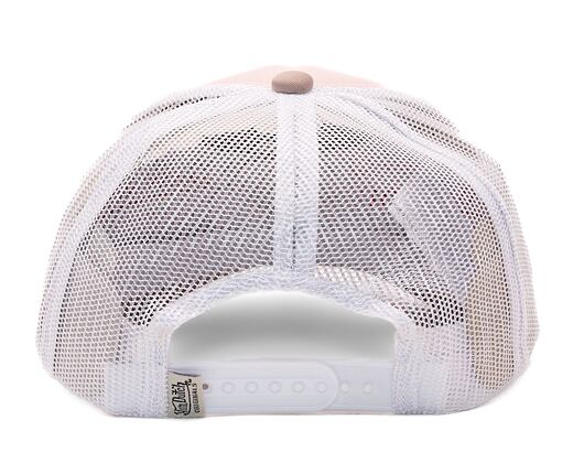 Kšiltovka Von Dutch Soro Foam Trucker Light Pink/White