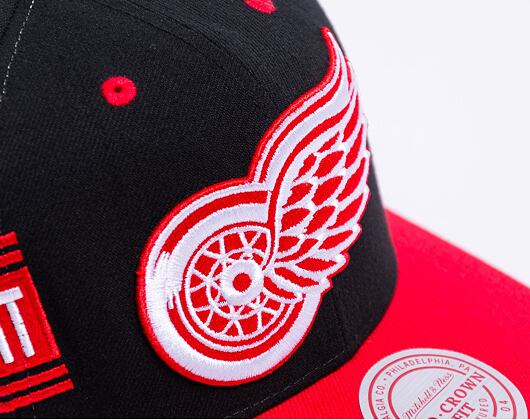 Kšiltovka Mitchell & Ness Overbite Pro Snapback Vntg Detroit Red Wings Black