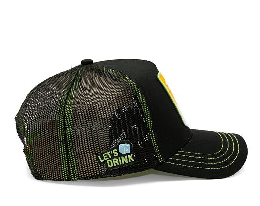 Kšiltovka Capslab - Trucker Margarita - Black / Orange