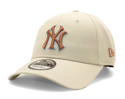 Kšiltovka New Era 9FORTY MLB Patch New York Yankees Retro - Off White