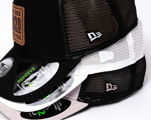 Kšiltovka New Era - Repreve 9FORTY Trucker - Black