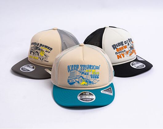 Kšiltovka New Era 9FIFTY Retro Crown American New Era - Turquoise / Ivory