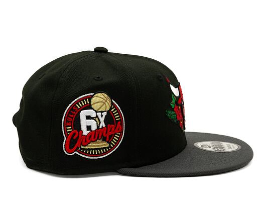 Kšiltovka New Era 9FIFTY NBA Floral Chicago Bulls - Black / Graphite