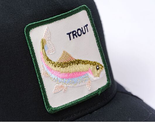 Kšiltovka Goorin - Trucker - The Trout Fish - Black