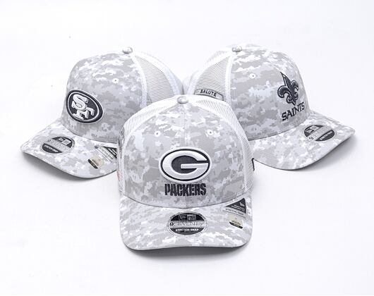 Kšiltovka New Era - NFL24 9SEVENTY Stretch-Snap - Green Bay Packers