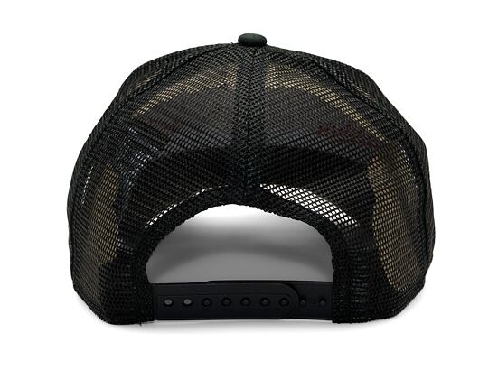 Kšiltovka New Era - Buffalo Patch Distress 9FORTY Trucker - White / Black