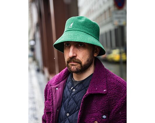 Klobouk Kangol - Bermuda Bucket - Turf Green