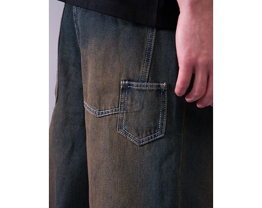 Kalhoty Karl Kani - Og Distress Relaxed Baggy - dark blue