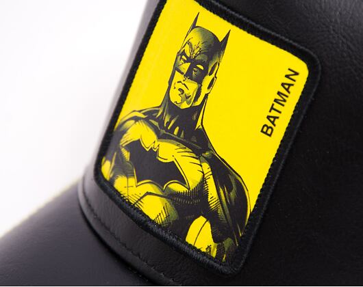 Kšiltovka Capslab - Trucker DC Comics - Batman PU - Black / Yellow
