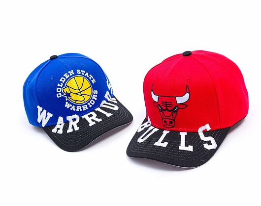 Kšiltovka Mitchell & Ness - Chicago Bulls - Underarch Pro Snapback - Red