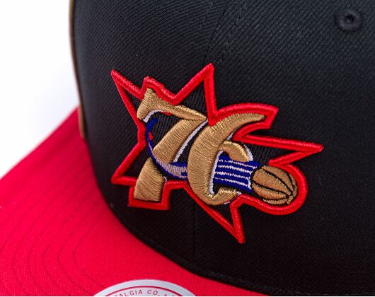 Kšiltovka Mitchell & Ness - Philadelphia 76Ers - Pipe Snapback Hwc - Black