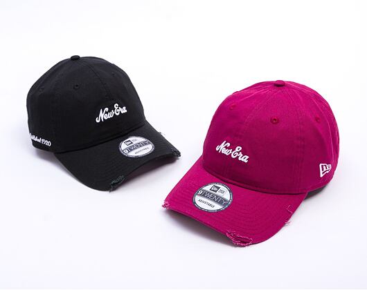 Kšiltovka New Era - Branded Distress 9TWENTY - Cherry