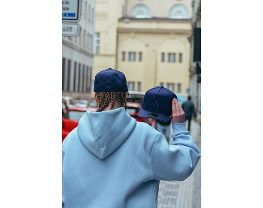 Mikina Karl Kani Small Signature Essential Os Hoodie light blue