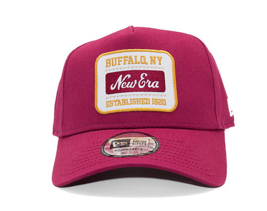 Kšiltovka New Era - Branded Washed Patch 9FORTY A-Frame - Cherry
