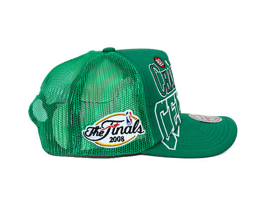 Kšiltovka Mitchell & Ness - NBA Big Champ Trucker - Boston Celtics - Green