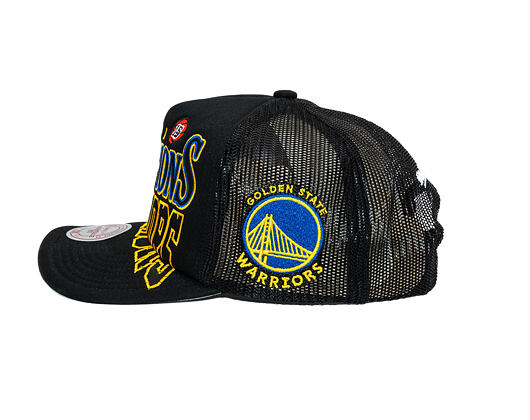 Kšiltovka Mitchell & Ness - NBA Big Champ Trucker - Golden State Warriors - Black
