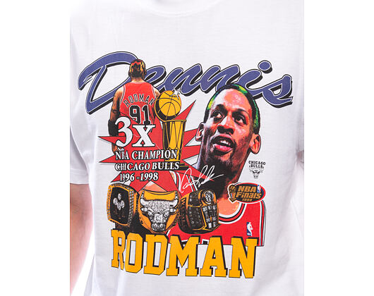 Triko Mitchell & Ness - NBA Rings Tee - Chicago Bulls - White
