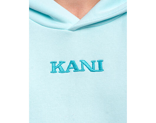 Mikina Karl Kani - Retro Paisley Os Hoodie - Turquoise
