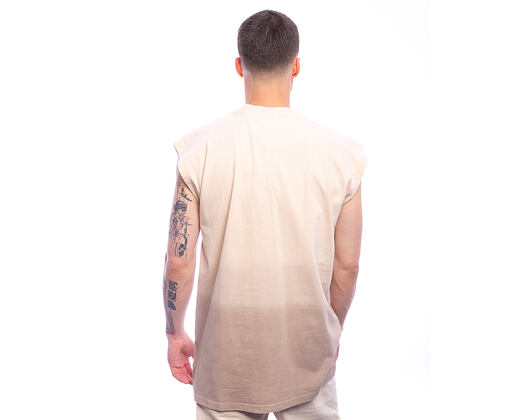 Triko Bez Rukávů - Signature Gradient Sleeveless T-Shirt - Beige