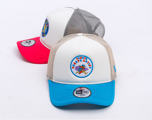 Dětská Kšiltovka New Era - Branded Graphic Patch 9FORTY Trucker - Blue