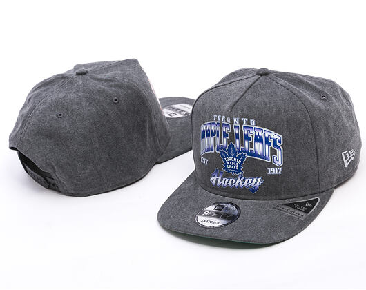 Kšiltovka New Era -  9FIFTY A-Frame NHL Washed - Toronto Maple Leafs - Black