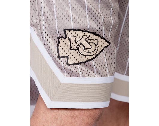 Kraťasy New Era - NFL Pinstripe Shorts - Kansas City Chiefs - Stone