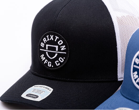 Kšiltovka Brixton - Crest Mp Mesh Cap - Black