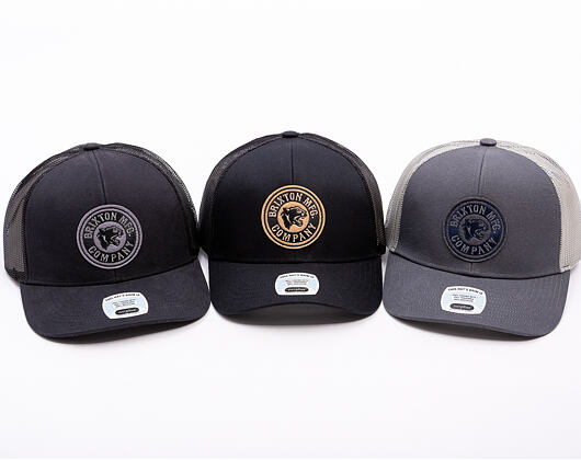 Kšiltovka Brixton - Forte Mp Mesh Cap - Grey/Blue
