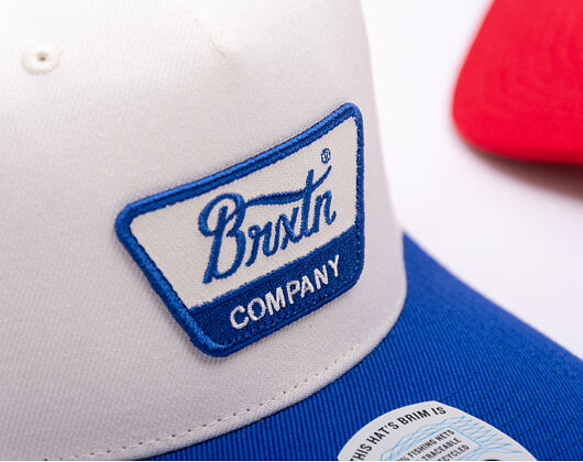 Kšiltovka Brixton - Linwood C Netplus Mp Snpk - Royal/Off White