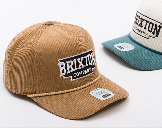 Kšiltovka Brixton - Pierson C Np Mp Snpk - Sand Corduroy