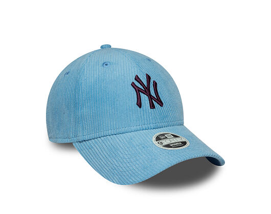 Dámská Kšiltovka New Era - MLB Cord 9FORTY - NY Yankees - Blue / Burgundy
