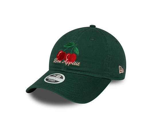 Dámská Kšiltovka New Era - Phrase - Bon Appétit 9TWENTY - Dark Green