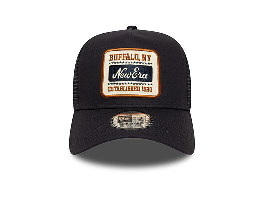 Kšiltovka New Era - Buffalo Patch 9FORTY Trucker - Navy / Blue